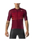 CASTELLI Cycling short sleeve jersey - ENDURANCE PRO - bordeaux
