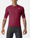 CASTELLI Cycling short sleeve jersey - ENDURANCE ELITE - bordeaux