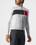 CASTELLI Cycling summer long sleeve jersey - PROLOGO 7 - white