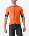 CASTELLI Cycling short sleeve jersey - ENTRATA VI - orange