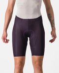 CASTELLI Cycling shorts without bib - FREE AERO RC W SHORT - purple