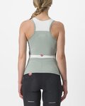 CASTELLI Cycling sleeve less t-shirt - SOLARIS TOP - green