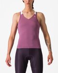 CASTELLI Cycling sleeveless jersey - SOLARIS TOP - purple