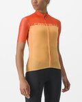 CASTELLI Cycling short sleeve jersey - VELOCISSIMA - orange