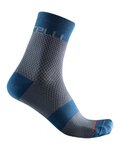 CASTELLI Cyclingclassic socks - VELOCISSIMA 12 - blue