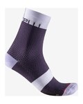 CASTELLI Cyclingclassic socks - VELOCISSIMA 12 - purple