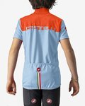 CASTELLI Cycling short sleeve jersey - NEO PROLOGO - light blue/orange