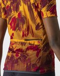 CASTELLI Cycling short sleeve jersey - UNLTD SENTIERO - orange/red