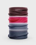 CASTELLI Cycling neckwarmer - LIGHT W HEAD THINGY - blue/bordeaux