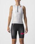 CASTELLI Cycling sleeveless jersey - FREE W TRI - white