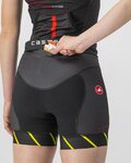CASTELLI Cycling shorts without bib - FREE W SHORT TRI - black/light green