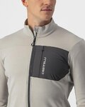 CASTELLI Cycling winter long sleeve jersey - UNLIMITED TRAIL - grey