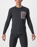 CASTELLI Cycling winter long sleeve jersey - UNLIMITED MERINO - black