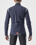 CASTELLI Cycling thermal jacket - ALPHA ULTIMATE INSULATED - blue
