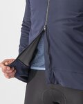 CASTELLI Cycling thermal jacket - ALPHA ULTIMATE INSULATED - blue