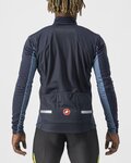 CASTELLI Cycling thermal jacket - MORTIROLO 6S - blue