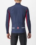 CASTELLI Cycling thermal jacket - MORTIROLO 6S - blue