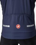 CASTELLI Cycling thermal jacket - MORTIROLO 6S - blue
