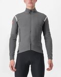 CASTELLI Cycling thermal jacket - PERFETTO RoS 2 CONVERTIBLE - grey