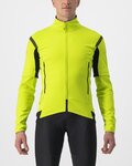 CASTELLI Cycling thermal jacket - PERFETTO ROS 2 CONVERTIBLE - light green