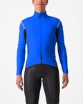 CASTELLI Cycling thermal jacket - PERFETTO ROS 2 CONVERTIBLE - blue