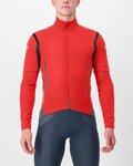 CASTELLI Cycling thermal jacket - PERFETTO RoS 2 CONVERTIBLE - red