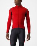 CASTELLI Cycling thermal jacket - PERFETTO ROS 2 CONVERTIBLE - red