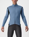 CASTELLI Cycling thermal jacket - PERFETTO ROS 2 - blue