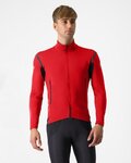 CASTELLI Cycling thermal jacket - PERFETTO ROS 2 - red
