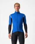 CASTELLI Cycling winter long sleeve jersey - GABBA ROS 2 - blue