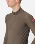 CASTELLI Cycling winter long sleeve jersey - FLIGHT LS AIR - green