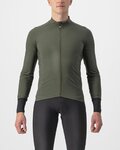 CASTELLI Cycling winter long sleeve jersey - FLIGHT LS AIR - light green