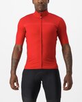 CASTELLI Cycling short sleeve jersey - PRO THERMAL MID - red