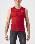 CASTELLI Cycling sleeveless jersey - INSIDER - red