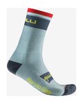 CASTELLI Cyclingclassic socks - QUINDICI SOFT MERINO - light green