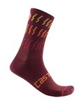 CASTELLI Cyclingclassic socks - MID WINTER 18 - bordeaux