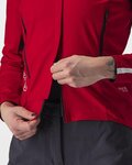 CASTELLI Cycling thermal jacket - UNLIMITED PERFETTO ROS 2 W - red