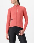 CASTELLI Cycling winter long sleeve jersey - UNLIMITED TRAIL W - red