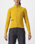 CASTELLI Cycling winter long sleeve jersey - UNLIMITED TRAIL W - yellow