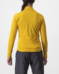 CASTELLI Cycling winter long sleeve jersey - UNLIMITED TRAIL W - yellow