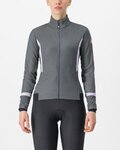 CASTELLI Cycling thermal jacket - DINAMICA 2 - grey