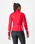 CASTELLI Cycling thermal jacket - DINAMICA 2 - red