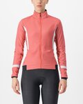 CASTELLI Cycling thermal jacket - DINAMICA 2 - red