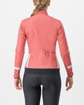 CASTELLI Cycling thermal jacket - DINAMICA 2 - red