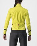 CASTELLI Cycling thermal jacket - DINAMICA 2 - yellow