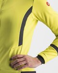 CASTELLI Cycling thermal jacket - DINAMICA 2 - yellow