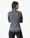 CASTELLI Cycling thermal jacket - PERFETTO ROS 2 W - grey