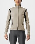 CASTELLI Cycling thermal jacket - PERFETTO RoS 2 W - beige