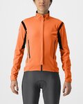 CASTELLI Cycling thermal jacket - PERFETTO RoS 2 W - orange