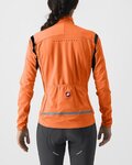 CASTELLI Cycling thermal jacket - PERFETTO RoS 2 W - orange